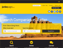 Tablet Screenshot of jordanpages.com